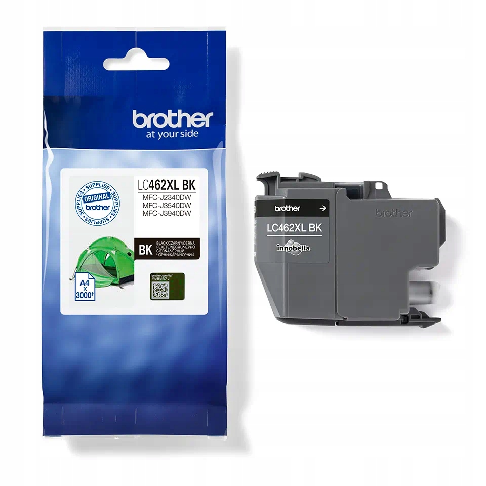 

Tusz Brother LC462XLBK Black 3 000 stron