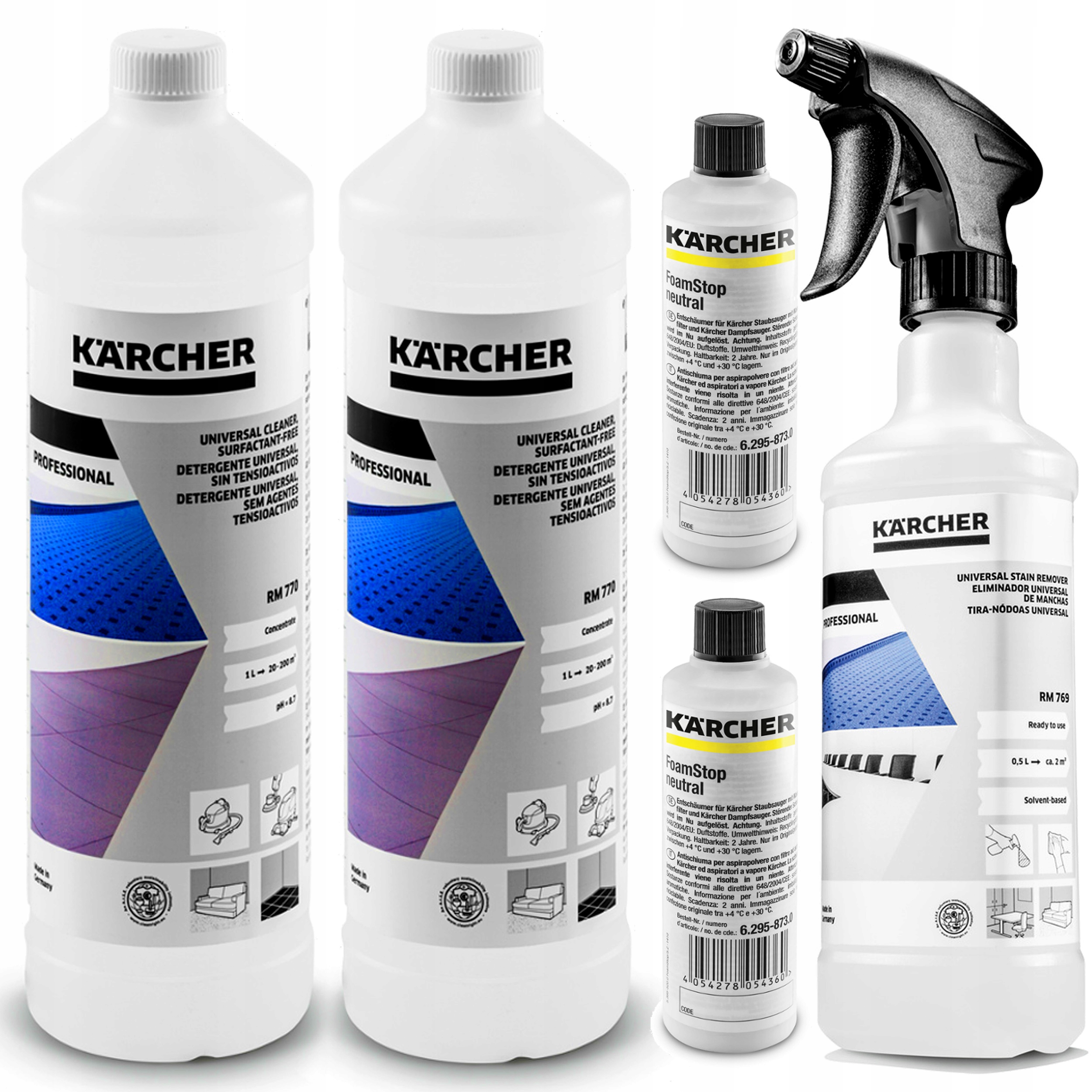 

Karcher Chemia Do Prania Dywanów Tapicerek Zestaw