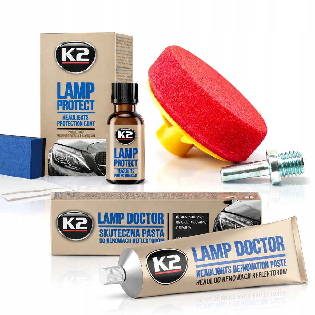 K2 Zestaw Do Polerowania Reflektorów Lamp Doctor
