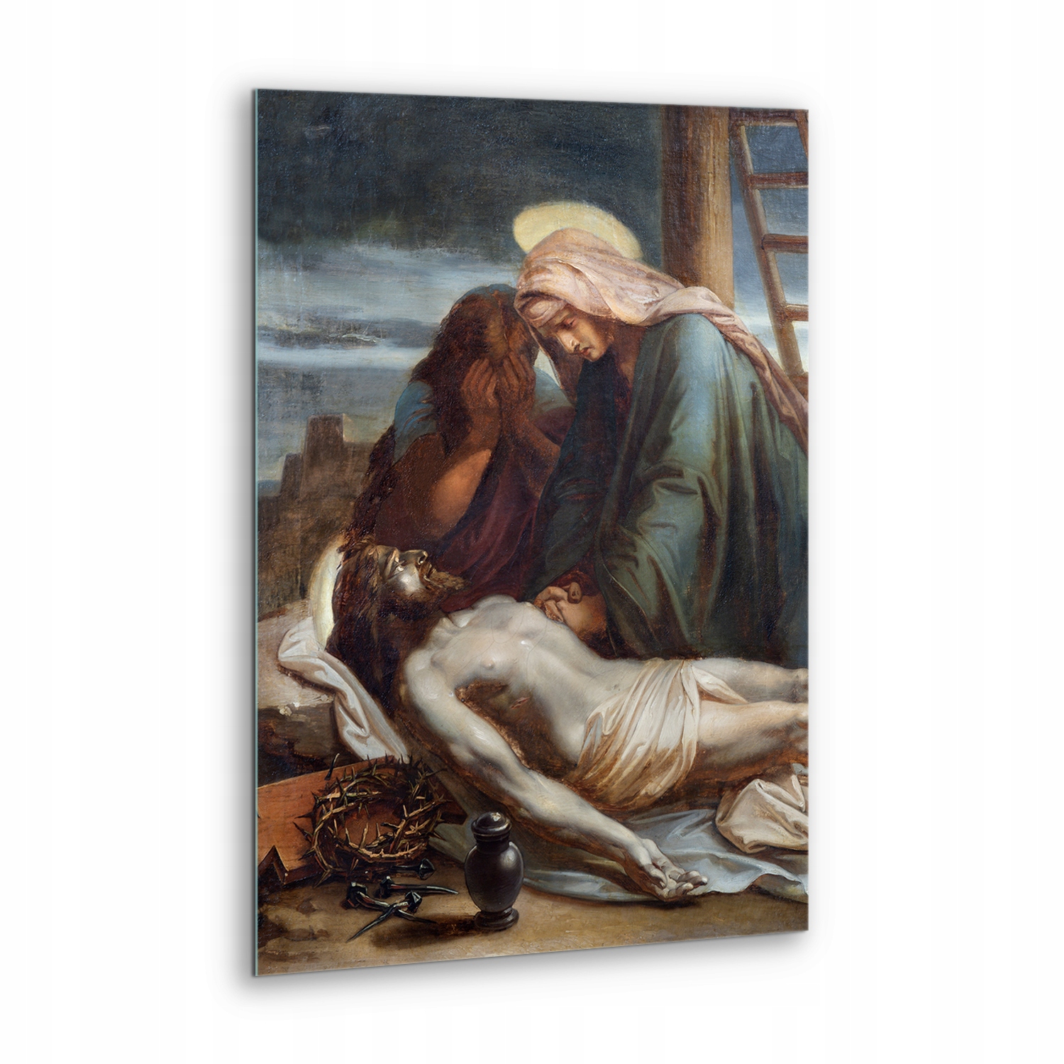 Foto-Obraz Sklo Kristus Snímaný z Kříže