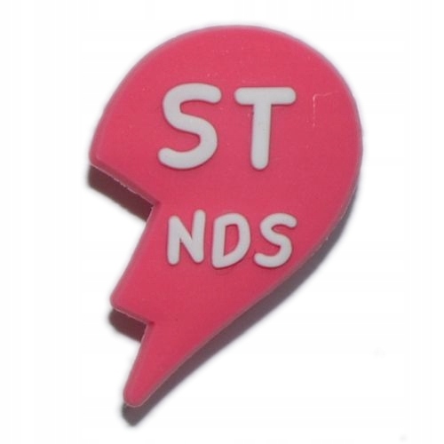 

Serce - Przypinka do butów - Połówka Bf - 4419