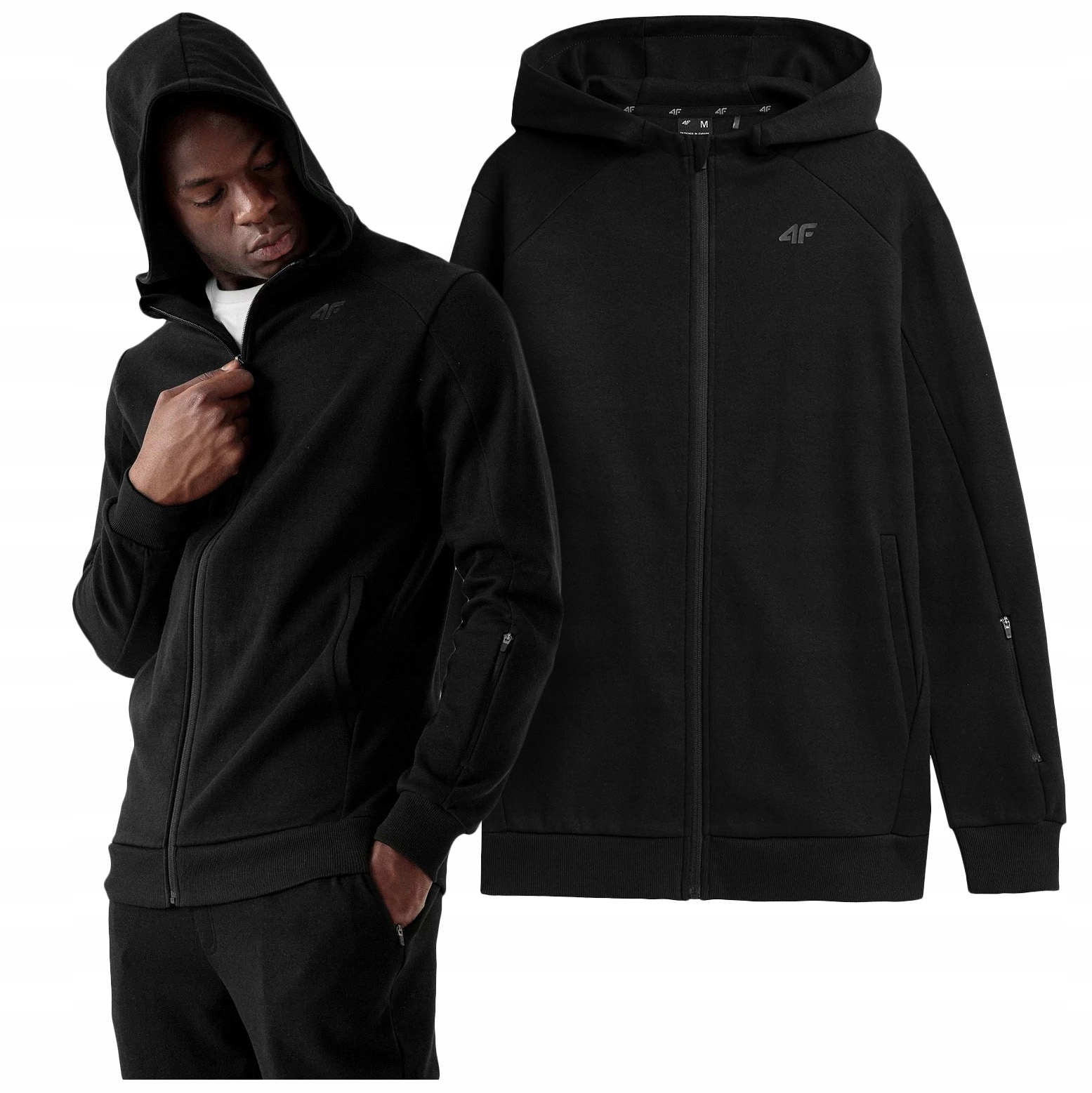 

Bluza z Kapturem męska 4F Rozpinana BLM019 XXXL