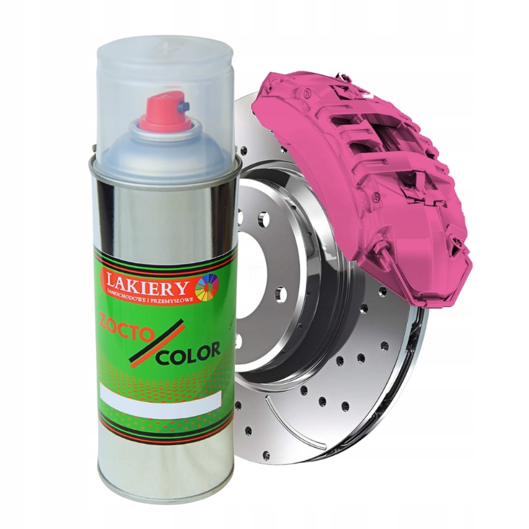 Farba Spray Zacisk Hamulcowy Ral 4003 Połysk Kolor