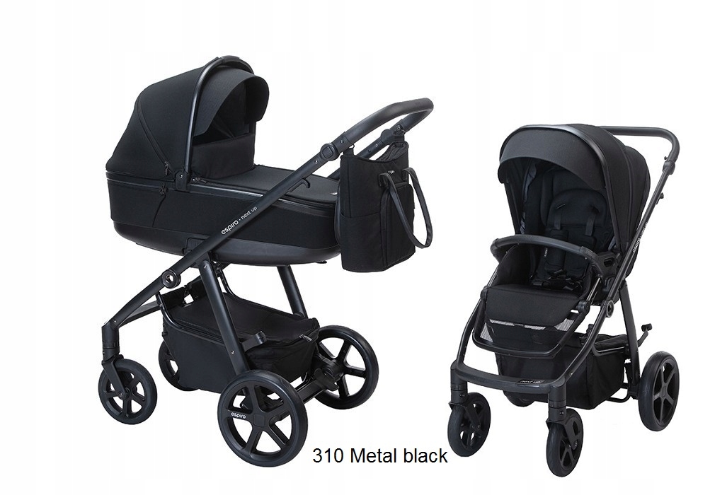 Espiro Wózek Uniwersalny 2W1 Next Up 310 Metal Black