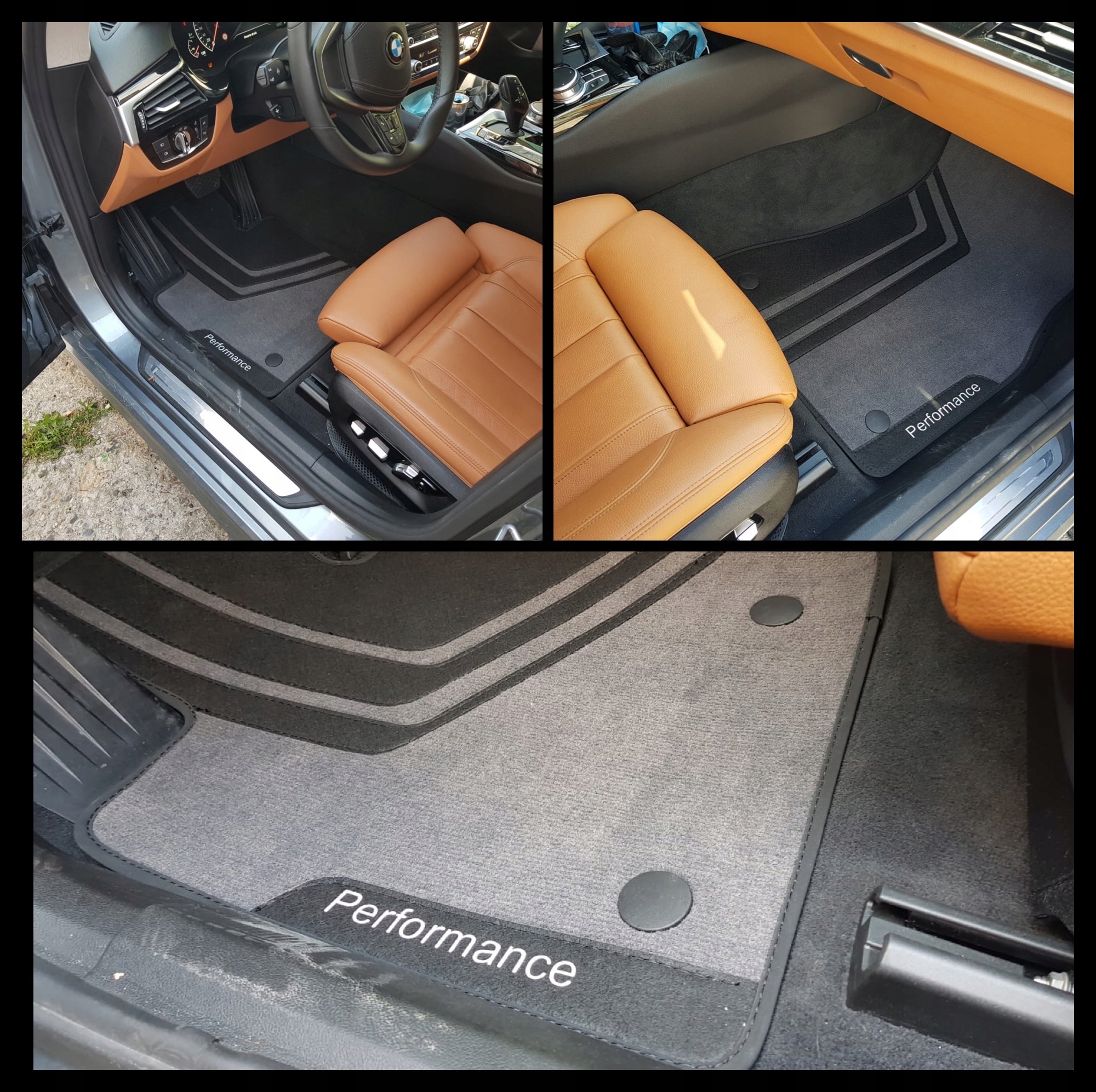 BMW PERFORMANCE Dywaniki welurowe seria 3 F30 Liczba elementów 4