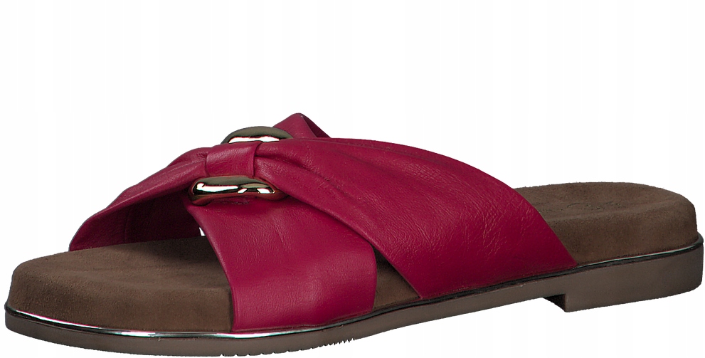 Marco Tozzi 2-27133-42 38 pink dámské kožené nazouváky