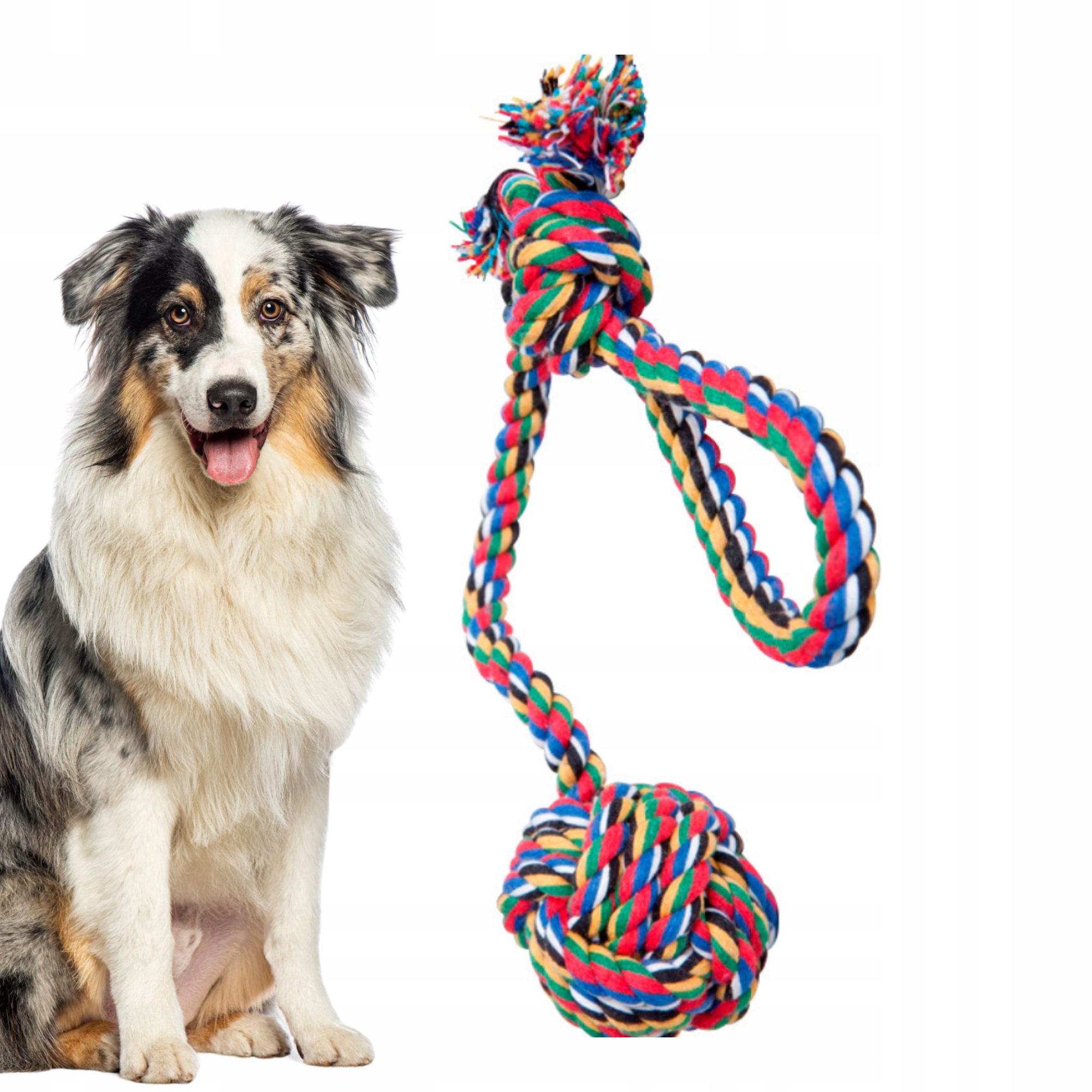 Levně Hračka Pro Psy Provinový Míček Na Tahání A Aport 50CM