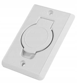 

Gniazdo ścienne plastikowe Standard białe