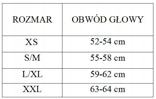 OPASKA NA GŁOWĘ USZY DO BIEGANIA SPORTOWA S/M Marka Gwinner