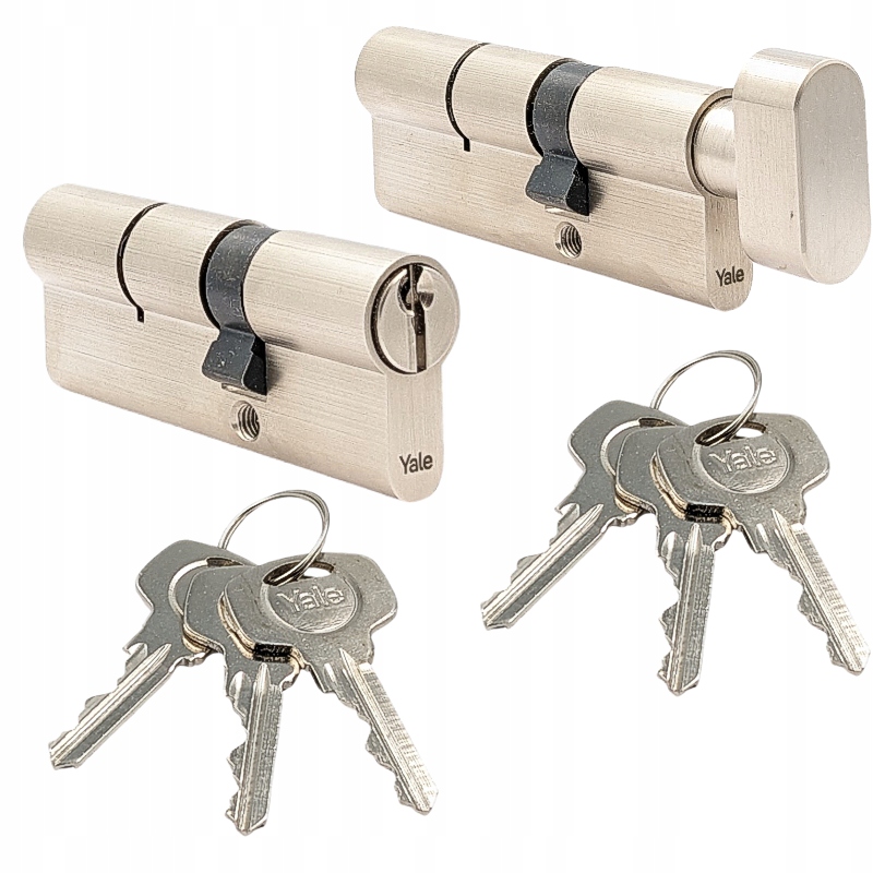 Sada vložek Yale 500 50/45 50G/45 Systém jednoho klíče 6 klíčů