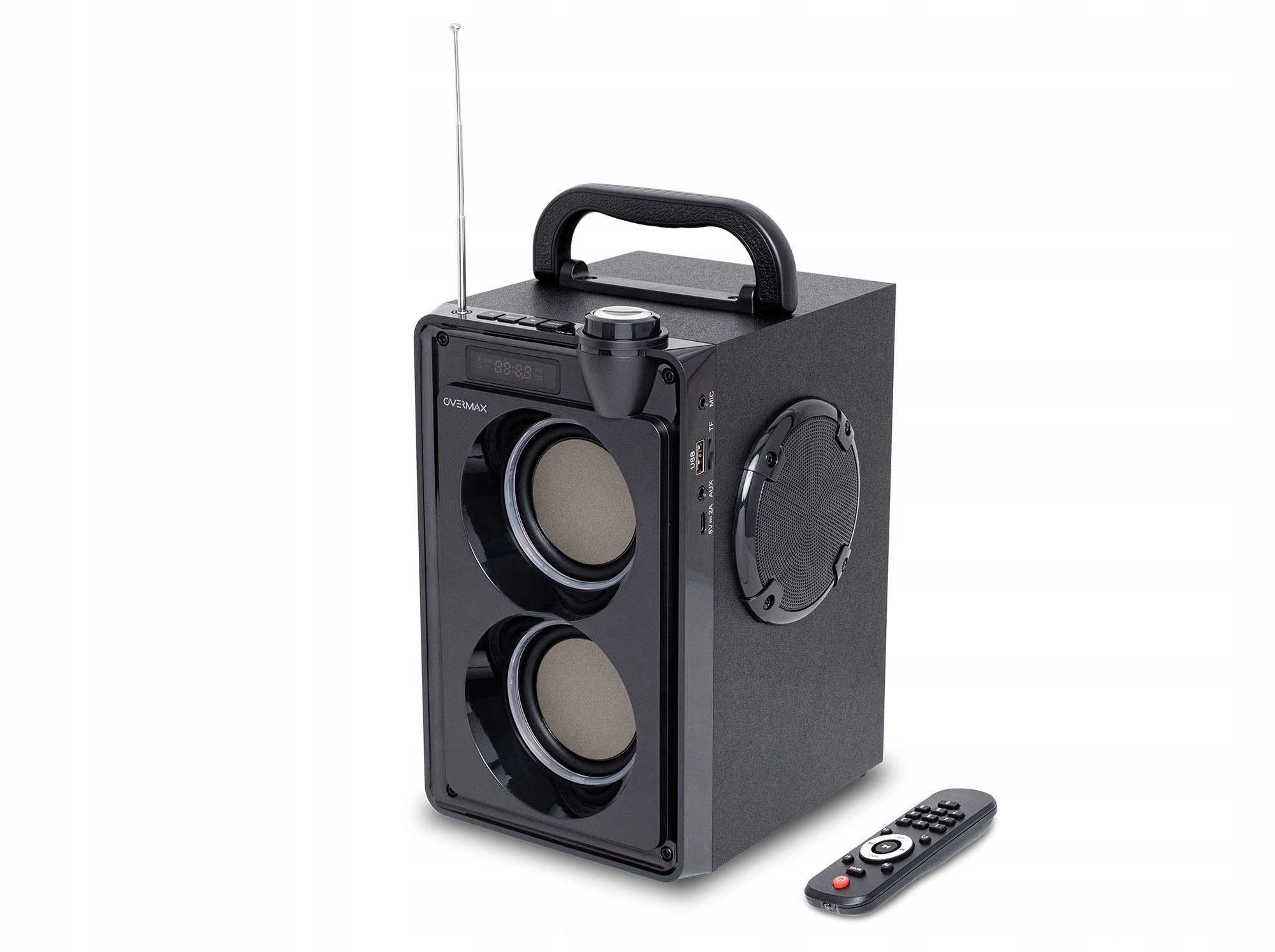 Głośnik Bluetooth Soundbeat 5.0 USB SD AUX RADIO Zasilanie akumulatorowo-sieciowe