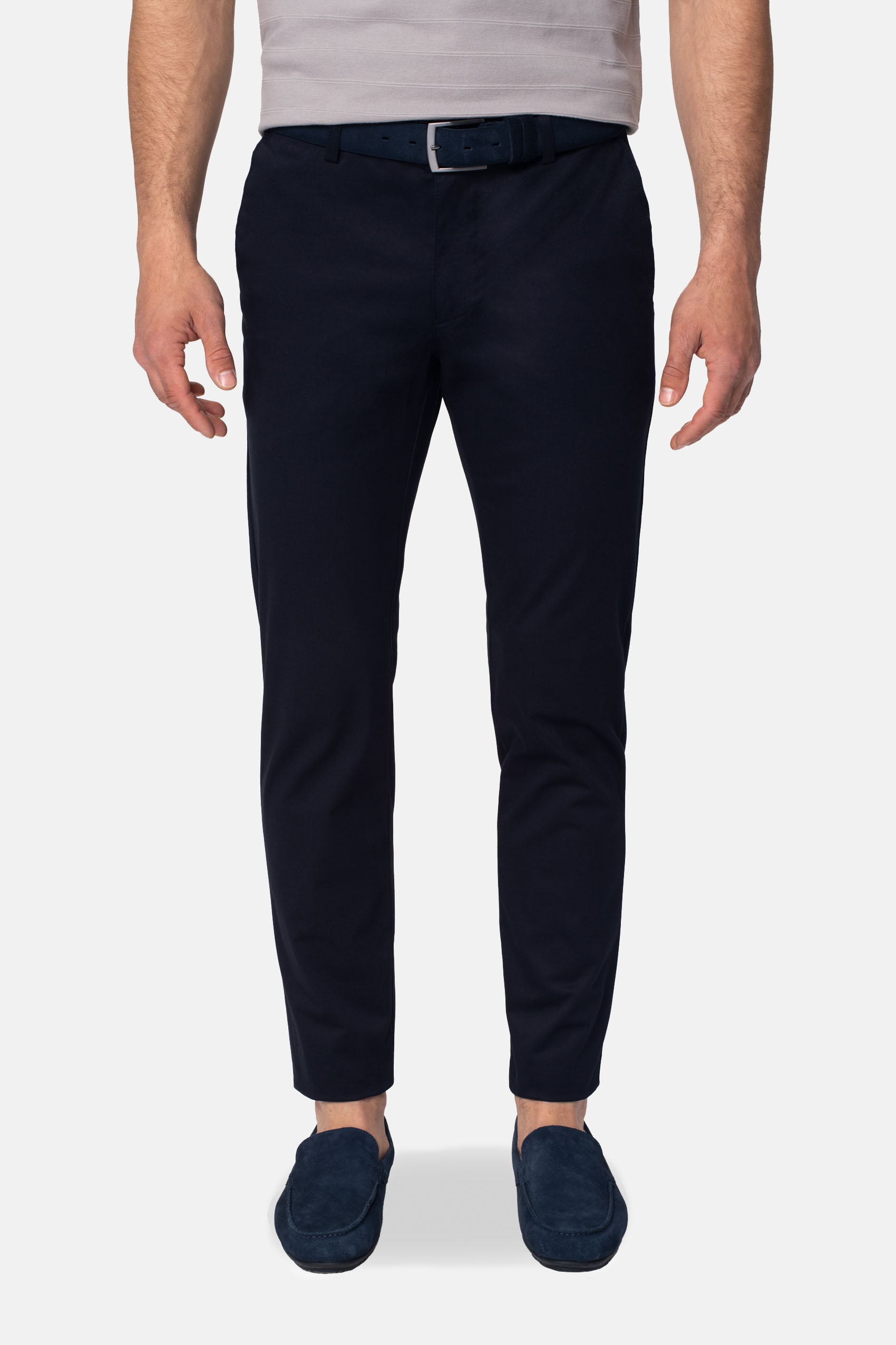Spodnie Chino Crotone 217 Granatowy 0001 176 100