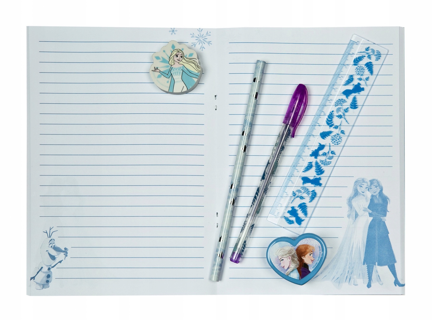 Zestaw przyborów szkolnych KRAINA LODU 7szt. Marka Undercover