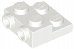 LEGO 2X2X2/3 BIAŁA Z WYPUSTKAMI NR 99206 ZA 2 SZT