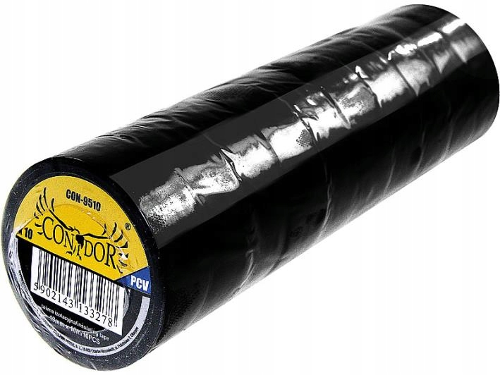 

Taśma Izolacyjna Izolacja Czarna 19mm 10m 10szt