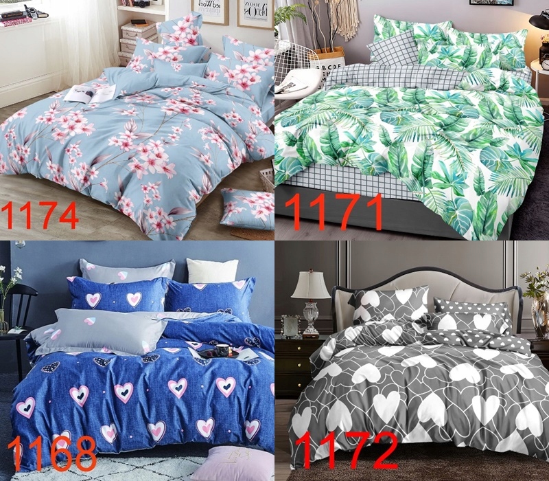 posciel dwustronna 160x200 3d kpl 2 x poszewki Materiał satyna bawełniana