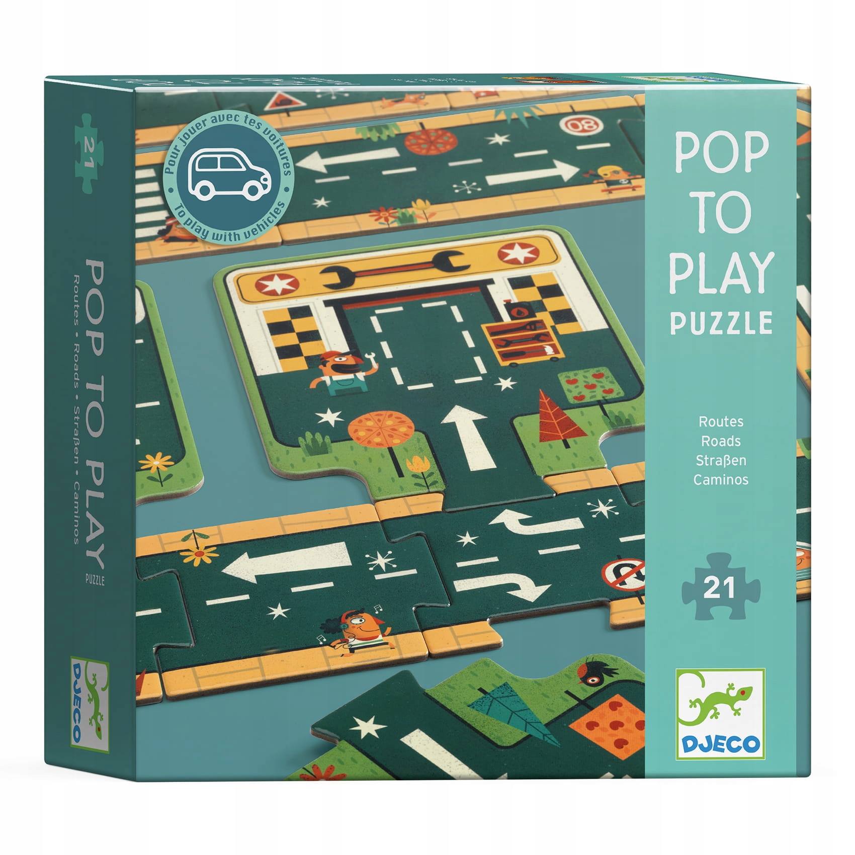 

Puzzle kartonowe Drogi I Ulice Djeco
