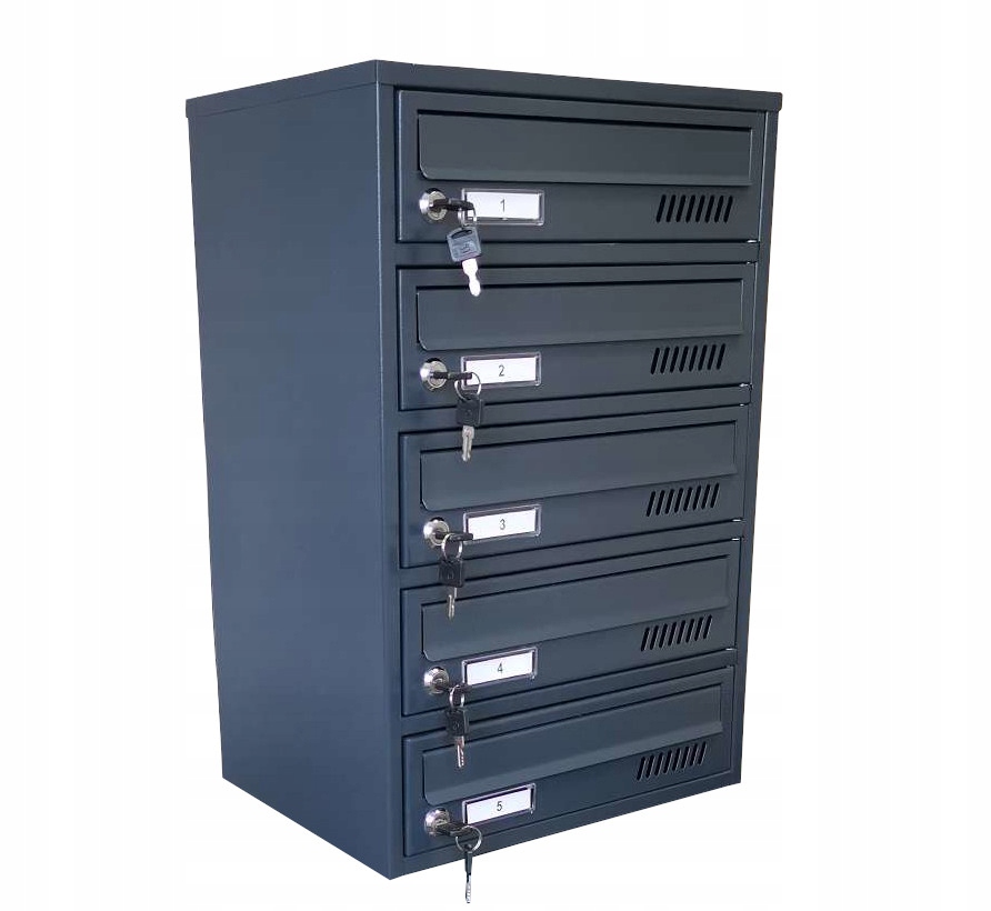 

Euro skrzynka lokatorska na listy 5 skrytkowa Flo