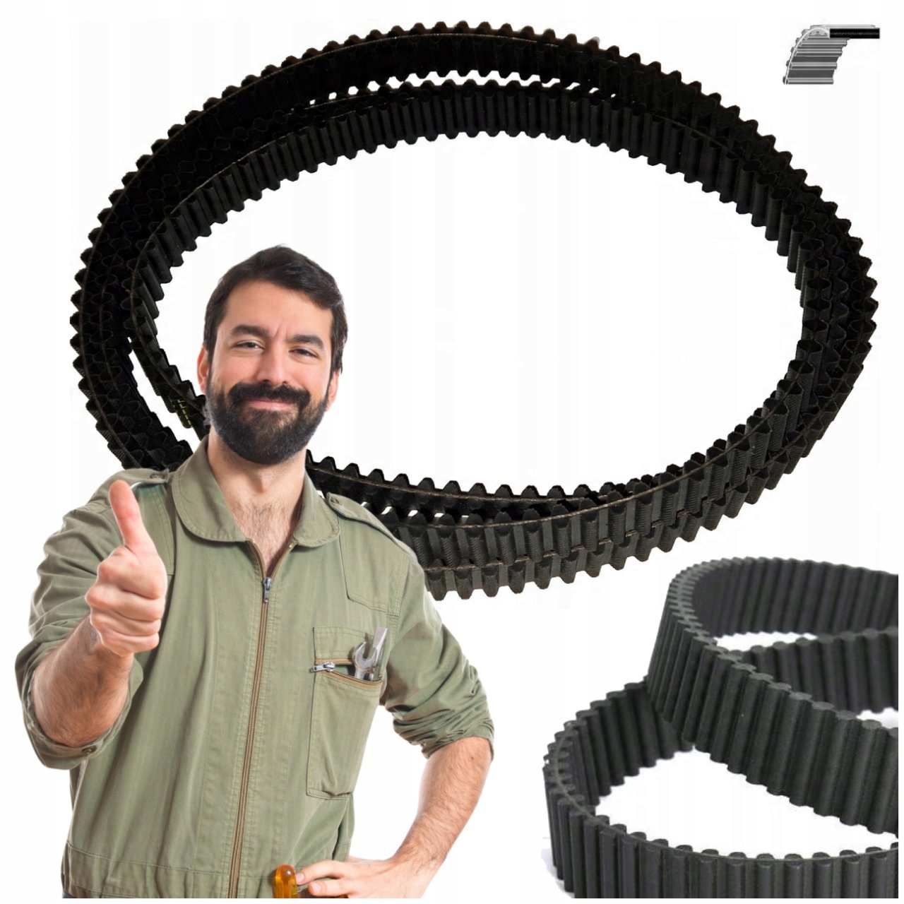 Pasek zębaty Toro Wisconsin 220 zębów 1760 mm