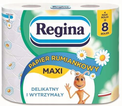 Papier toaletowy Regina Rumianek Maxi 4 rolki x 28 EAN (GTIN) 8004260003261