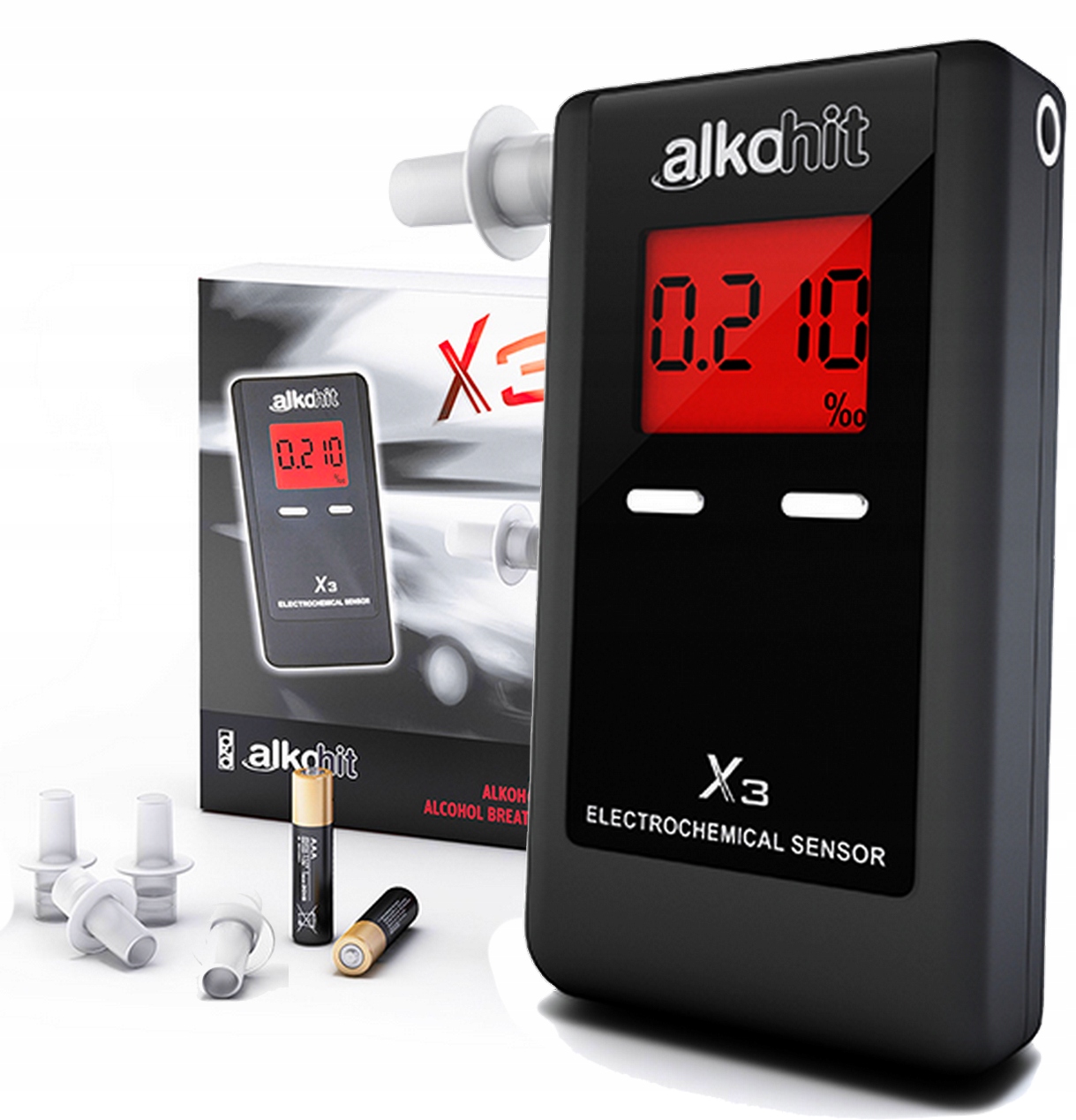 

Precyzyjny Alkomat Alkohit X3 Kalibracje Free