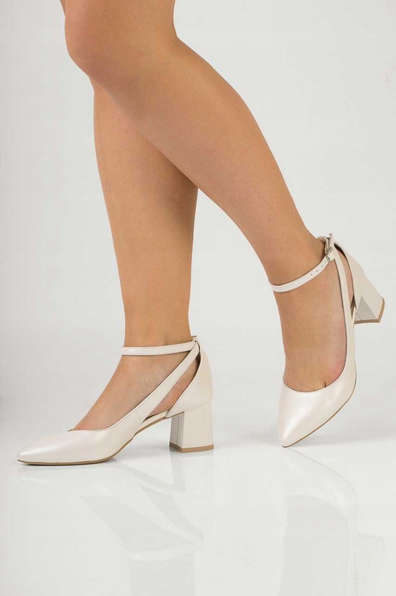 Sandály Zabudované Do Špičky Butdam Perleťové 41