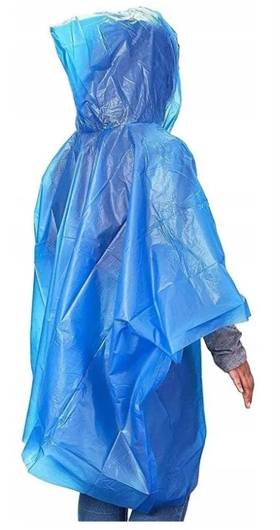 KIESZONKOWY PŁASZCZ PRZECIWDESZCZOWY FOLIOWY Rozmiar 188/48