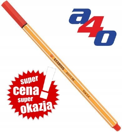

Cienkopis Stabilo Point 88 czerwony