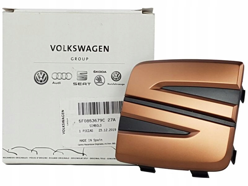 5F0853679C27A - OE VAG ЕМБЛЕМА ПЕРЕДНЯ SEAT LEON III CUPRA FL