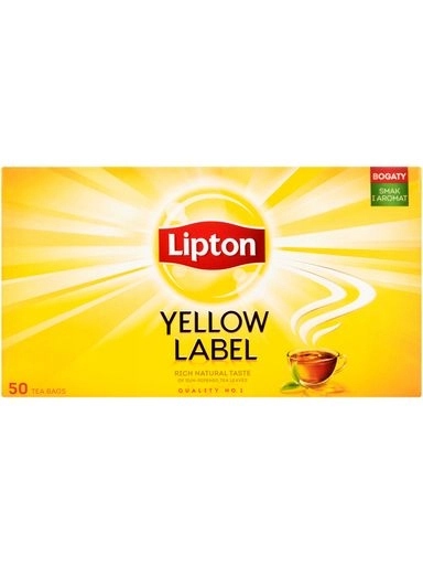 Levně Lipton Yellow Label Purpose čaj 50 sáčků