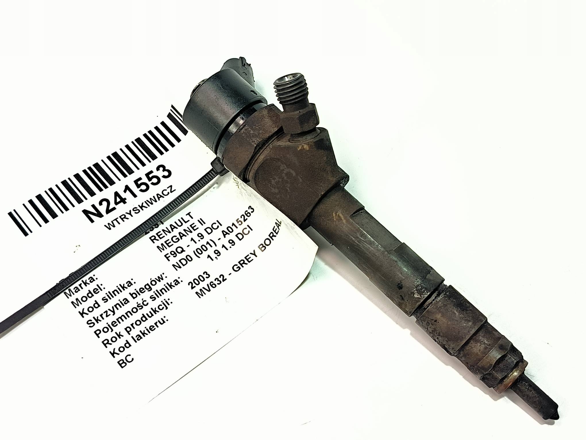 injektor, dizna 8200100272 RENAULT MEGANE II