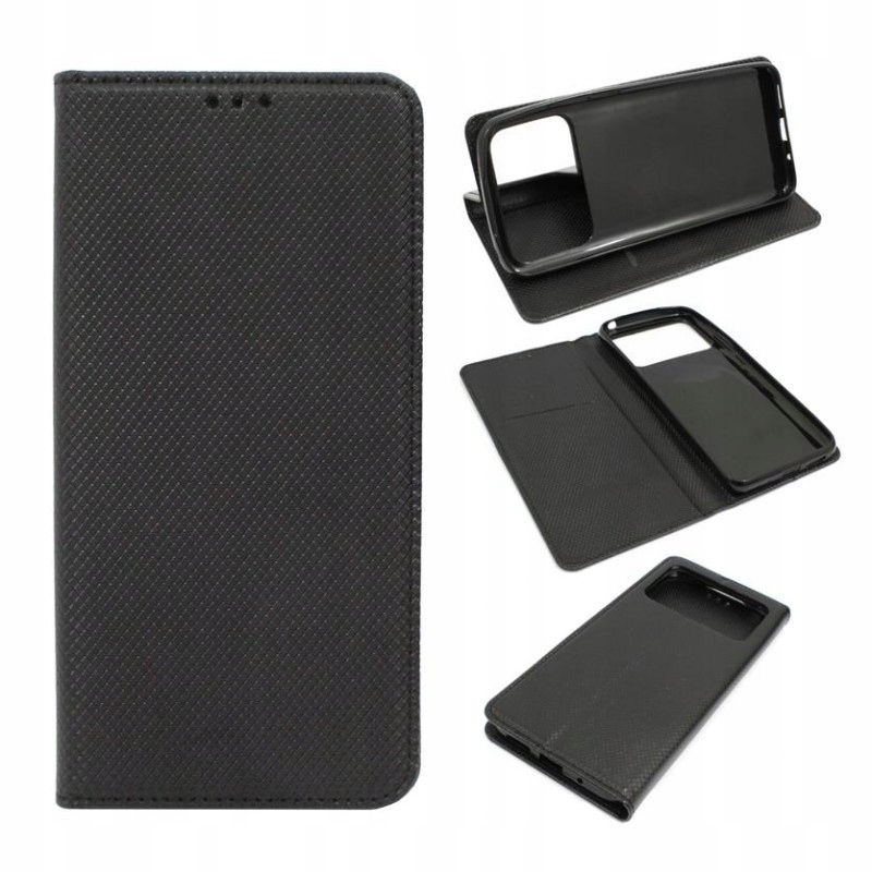 

Etui do Xiaomi Poco C40 Smart Magnet czarne Case
