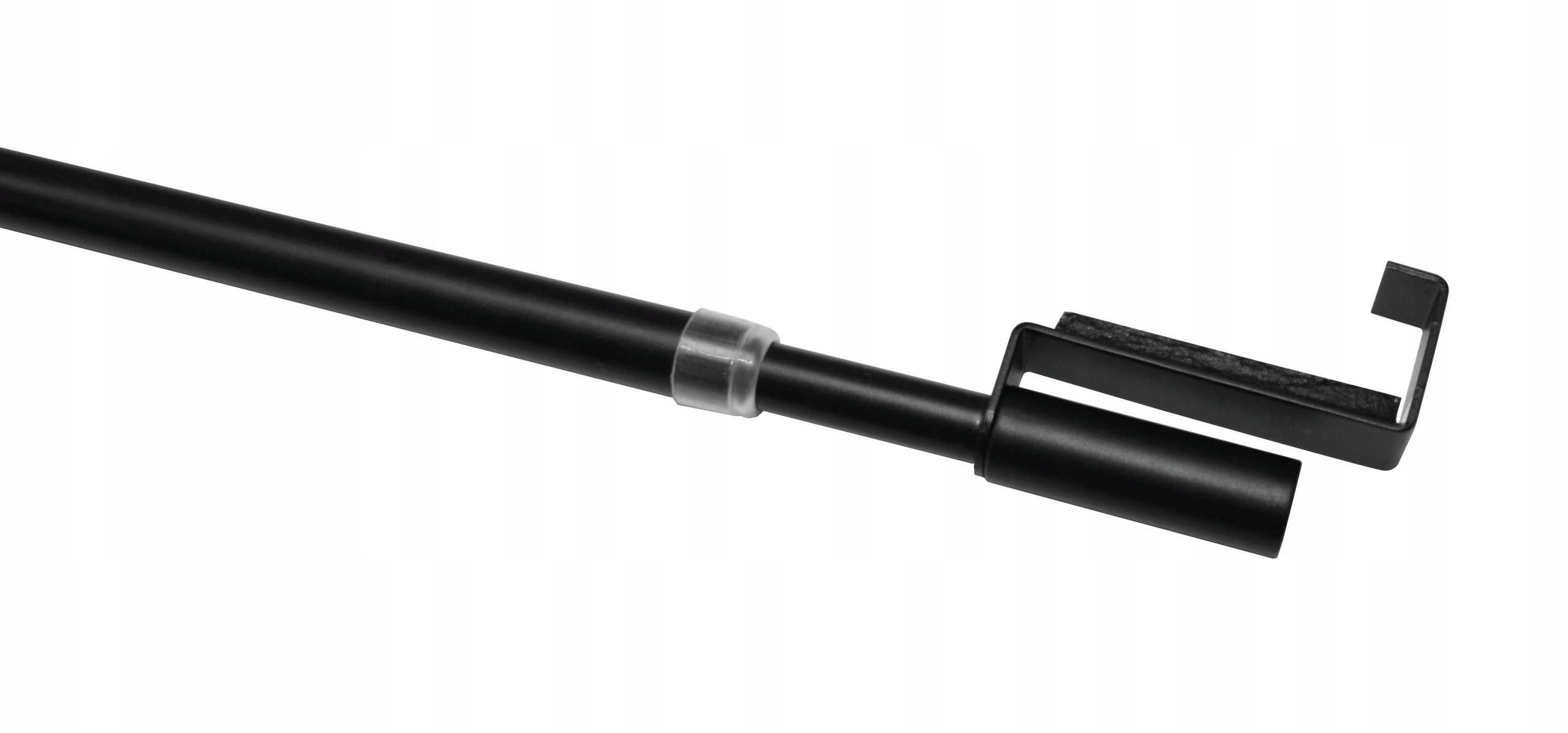 

Pręt do zazdrostek zaciskowy 7/9mm czarny 40-60cm