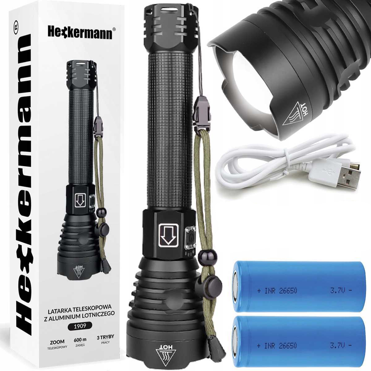 Latarka LED Heckermann 1909