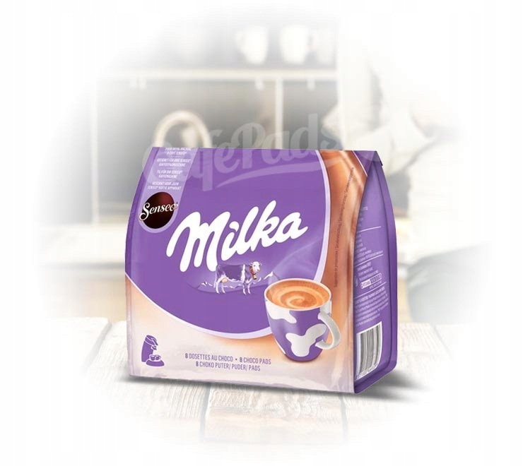 Milka Senseo Hot Choco - Gorąca Czekolada 8 pads 12495488808 