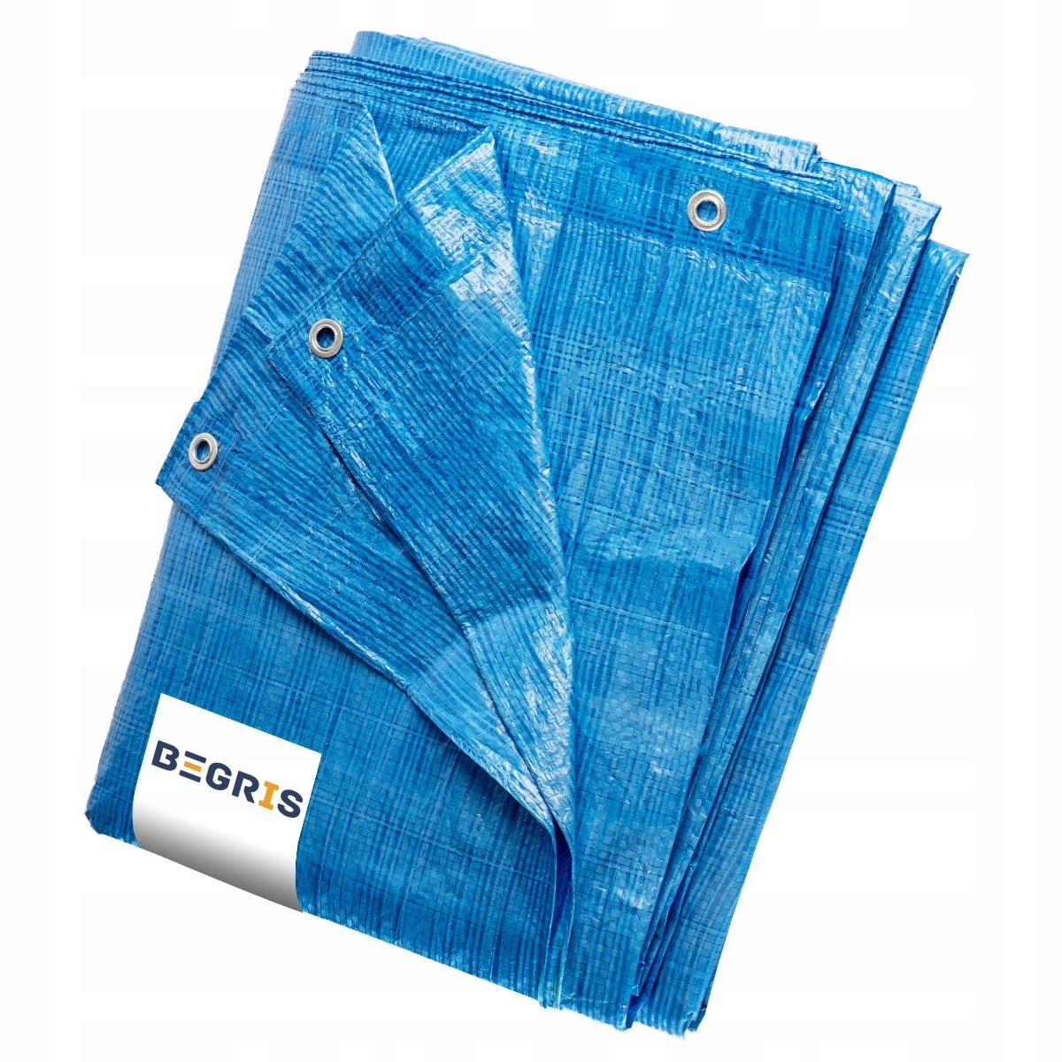 PLANDEKA PLANDEKI 3x4 NIEBIESKA WZMACNIANA MOCNE OKRYCIE PŁACHTA GRUBA 4X3 Długość 4 m