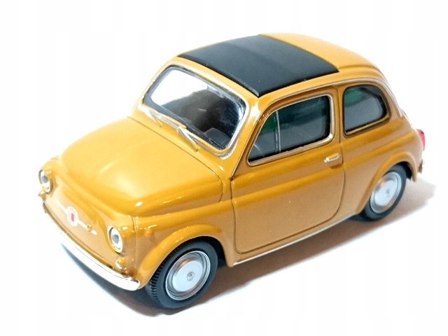 FIAT NUOVA 500 JASNY BRĄZ MODEL WELLY