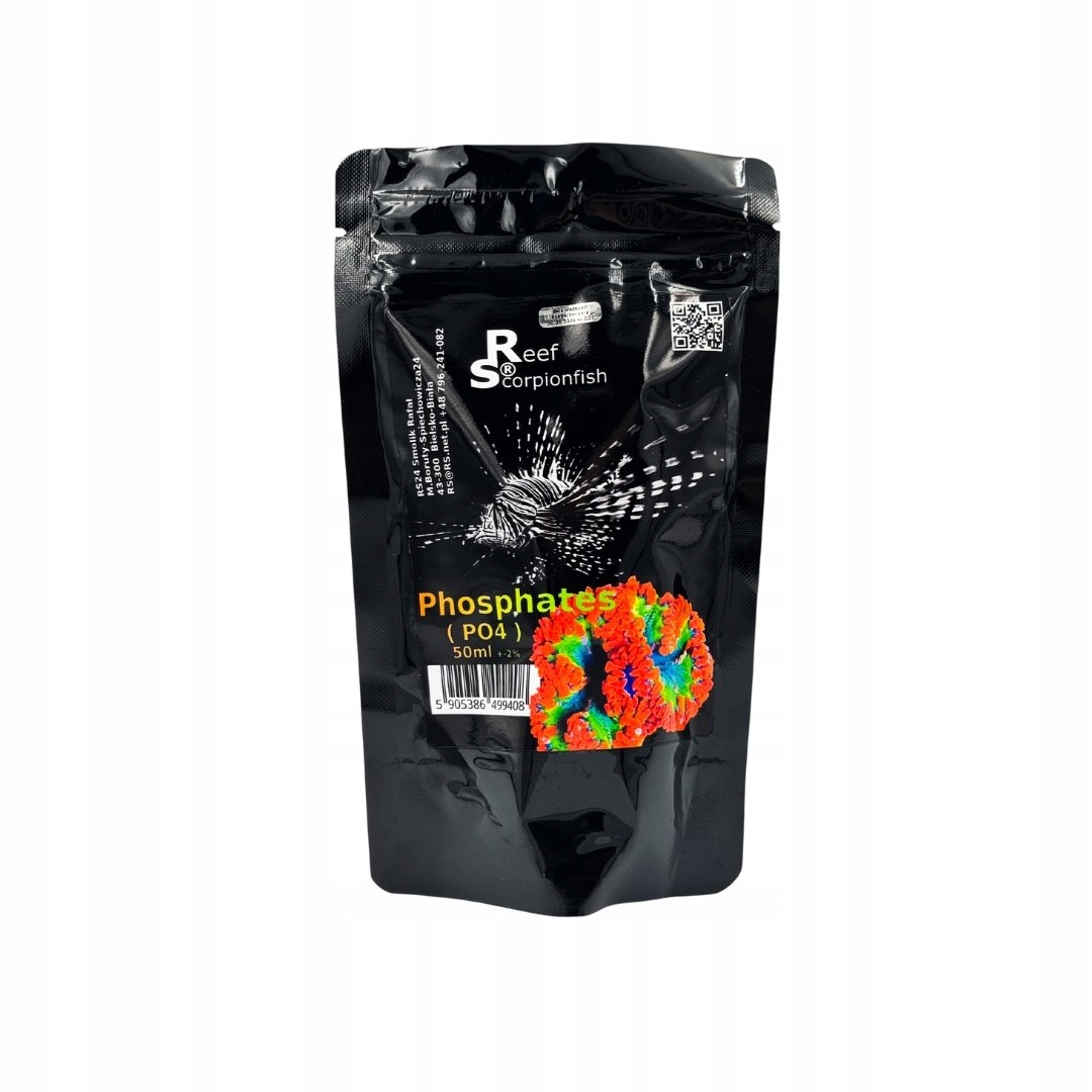 Fosfáty PO4 Do Mořského Akvária Doplněk Pro Korály Tekutina 50 ML
