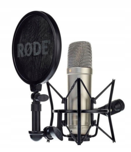 MIKROFON STUDYJNY RODE NT1-A POJEMNOŚCIOWY PRZEWODOWY SREBRNY