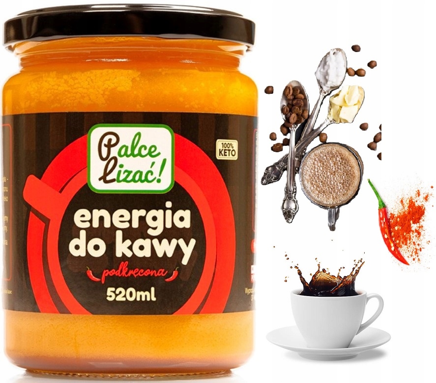 Levně Energie Na Kávu S Chilli 520 ml Palce Lizać Káva Neprůstřelná