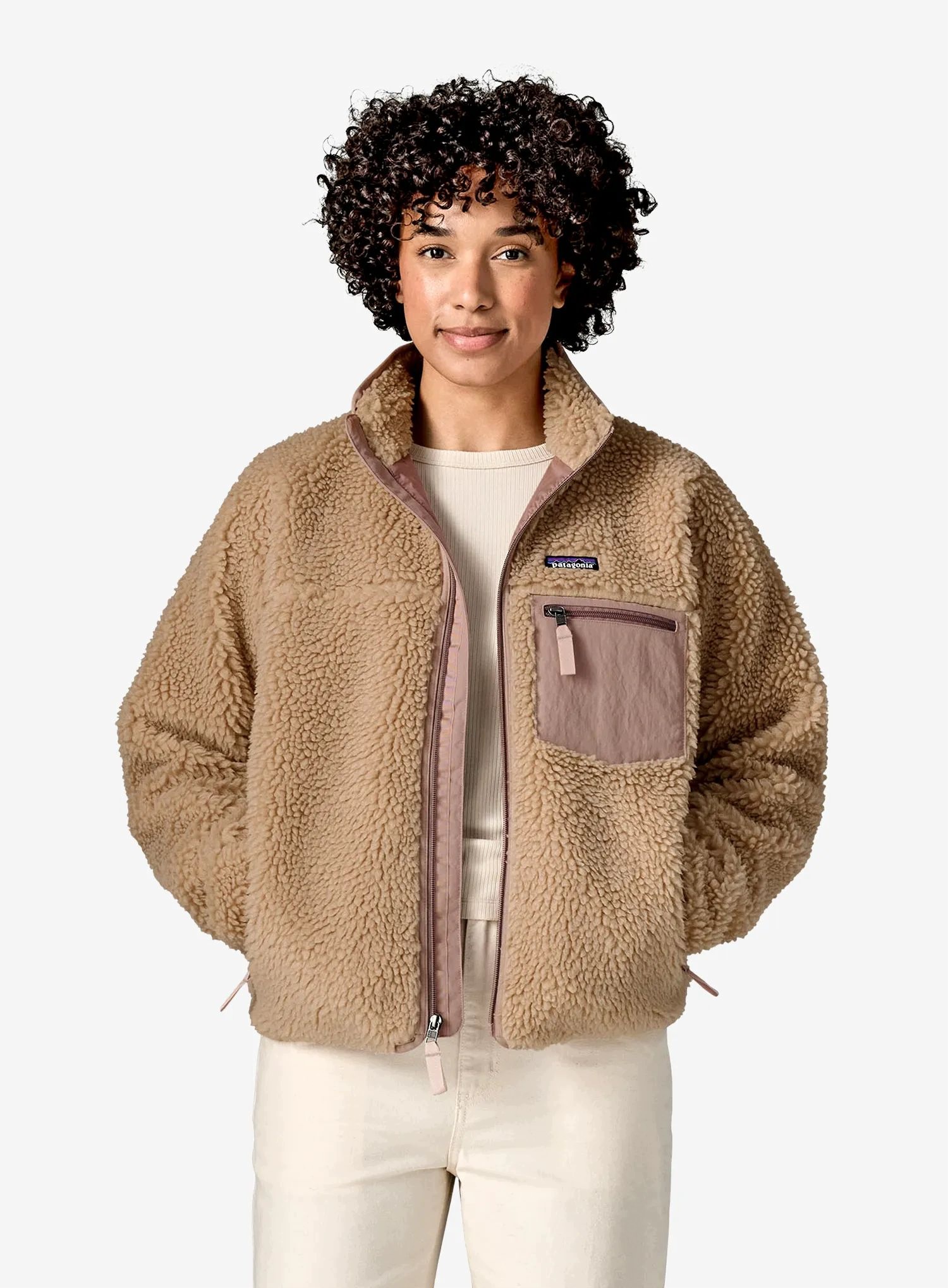 Polar damski Patagonia Classic Retro-X Jacket oar tan S