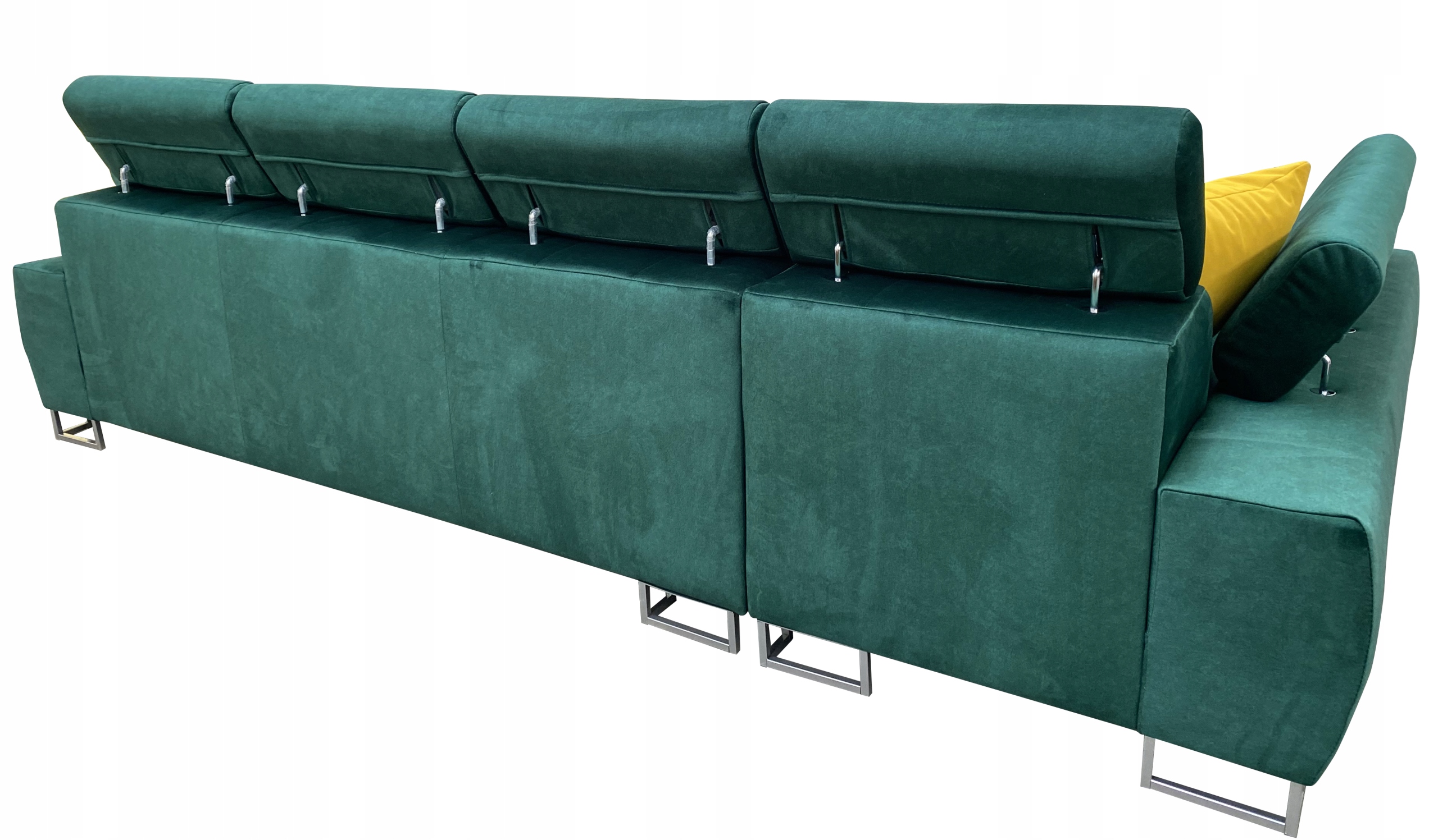 NAROŻNIK ASLAN 3 RUCHOME ZAGŁÓWKI ROZKŁADANY NOGA METAL Marka ALAN Meble