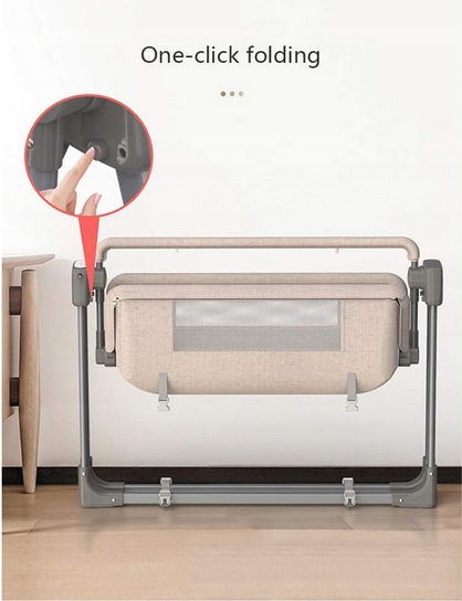 KOŁYSKA ŁÓŻECZKO ELEKTRYCZNE Z PILOTEM BUJAK AUTOSWING BLUETOOTH MOSKITIERA Marka bez marki