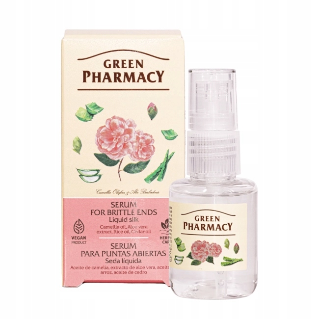 

Green Pharmacy Jedwab w płynie łamliwe końcówki