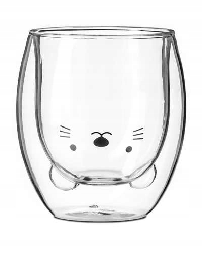 

Szklanka Kotek Kot Ścianki Podwójne Szkło 260 ML