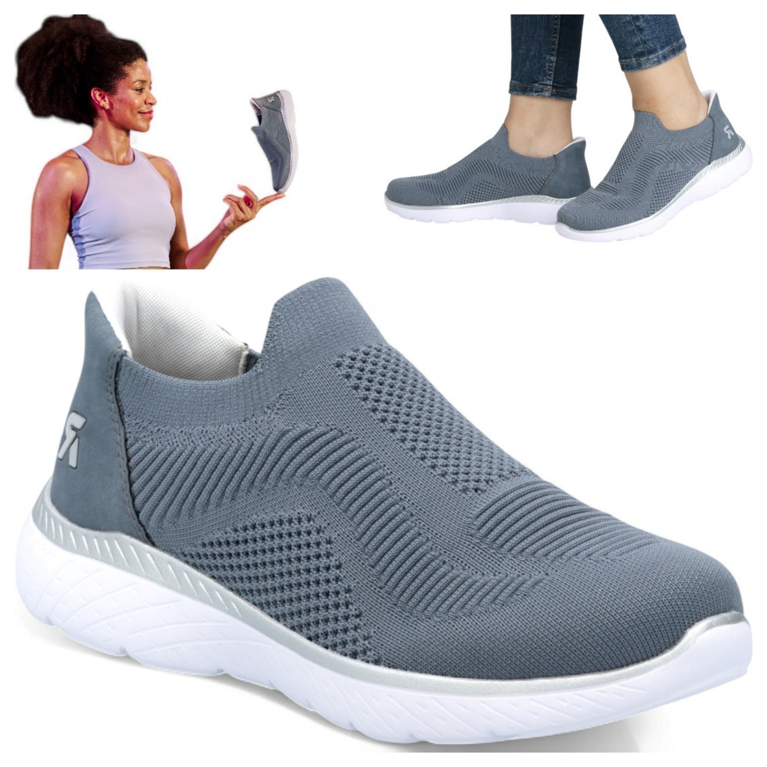 Dámské sportovní boty 37 Rieker Lehké nazouvací letní polobotky prodyšné