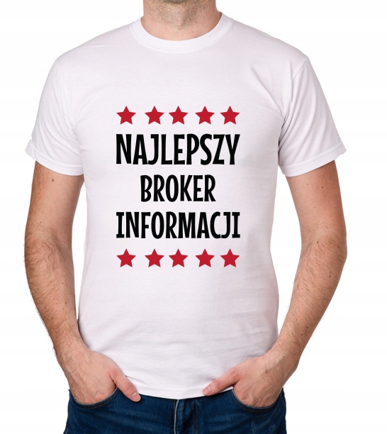 

koszulka Najlepszy Broker Informacji prezent