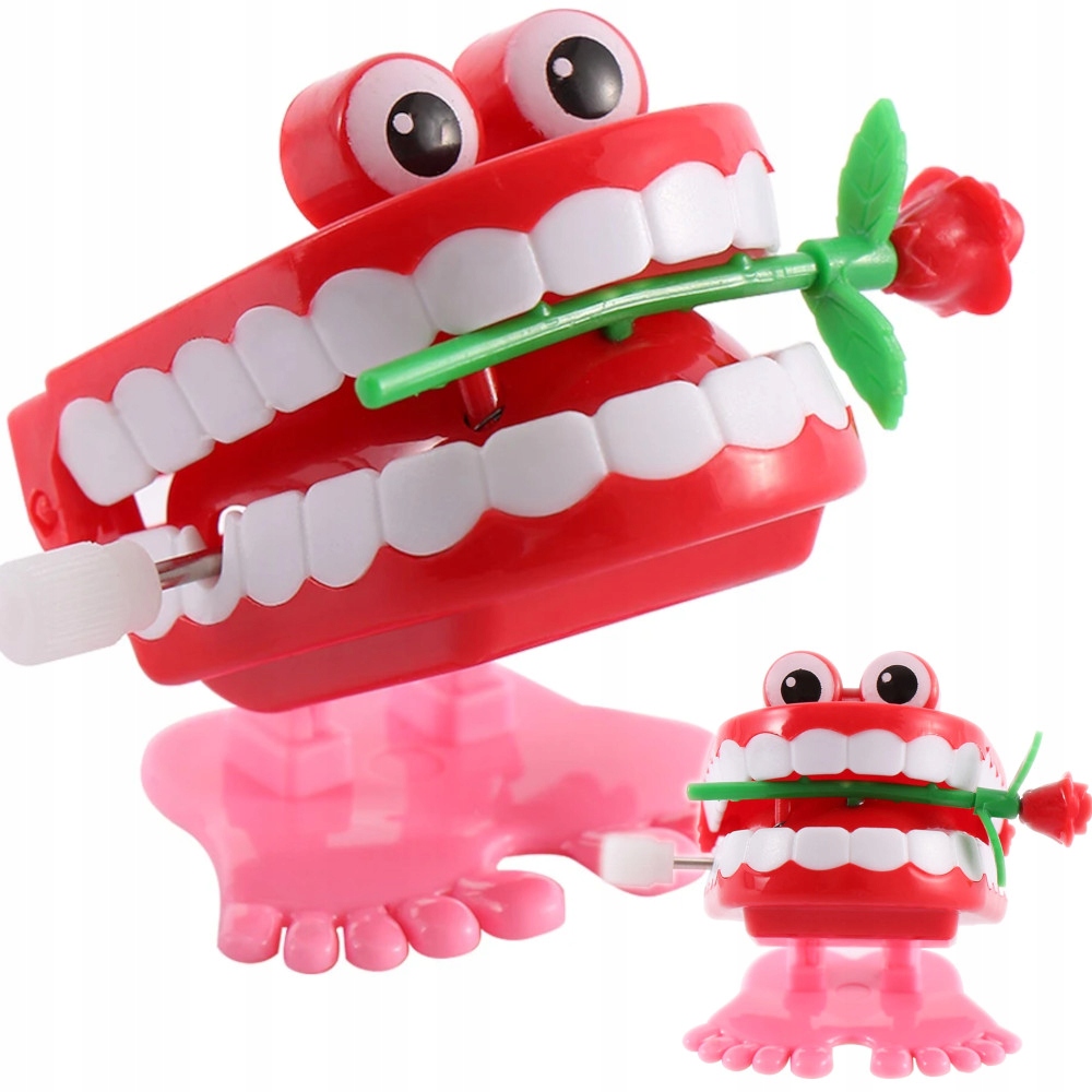 

Zabawka Szczęka Nakręcana Klekocząca Skaczące Zęby