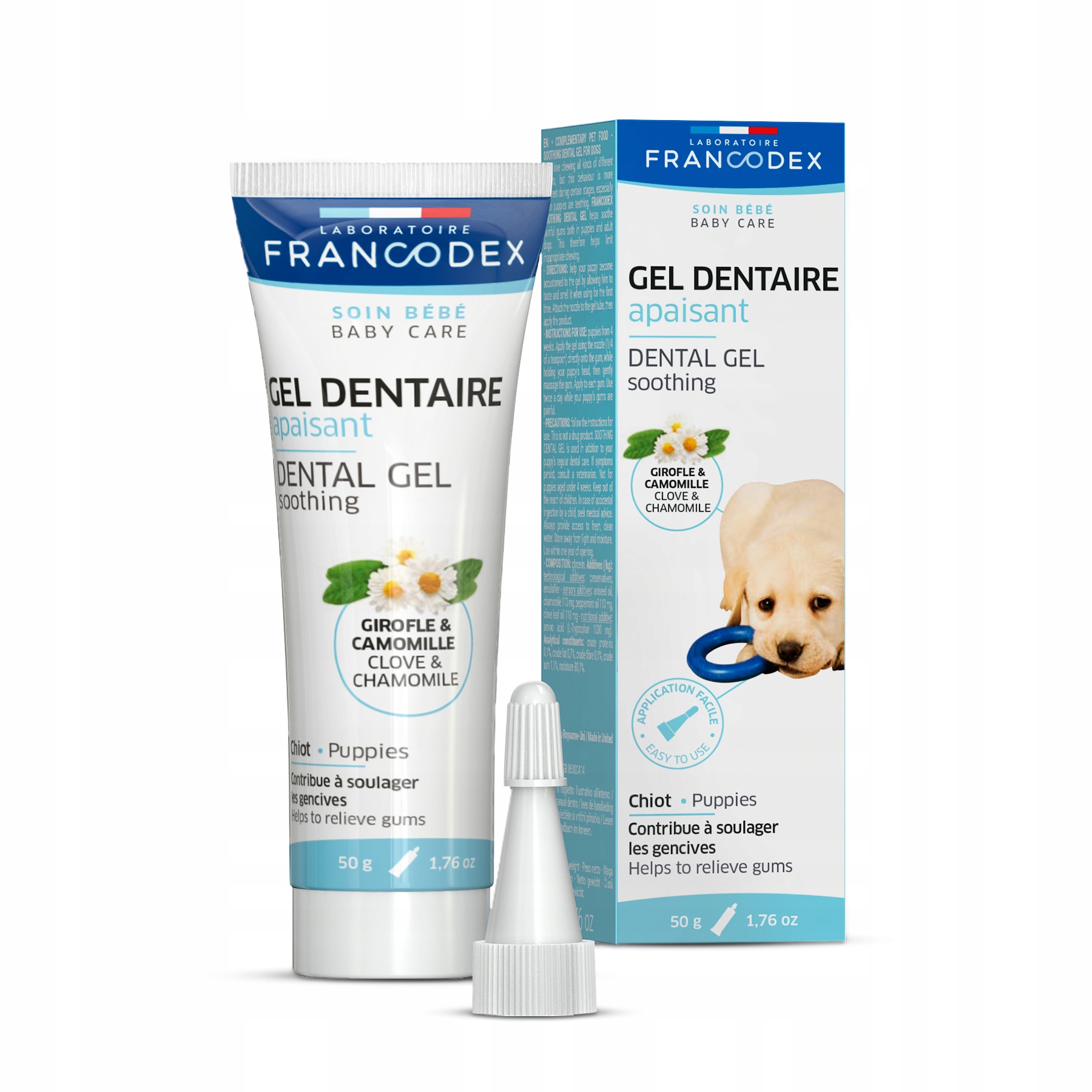 

Francodex łagodzący żel dentystyczny szczeniak 50g
