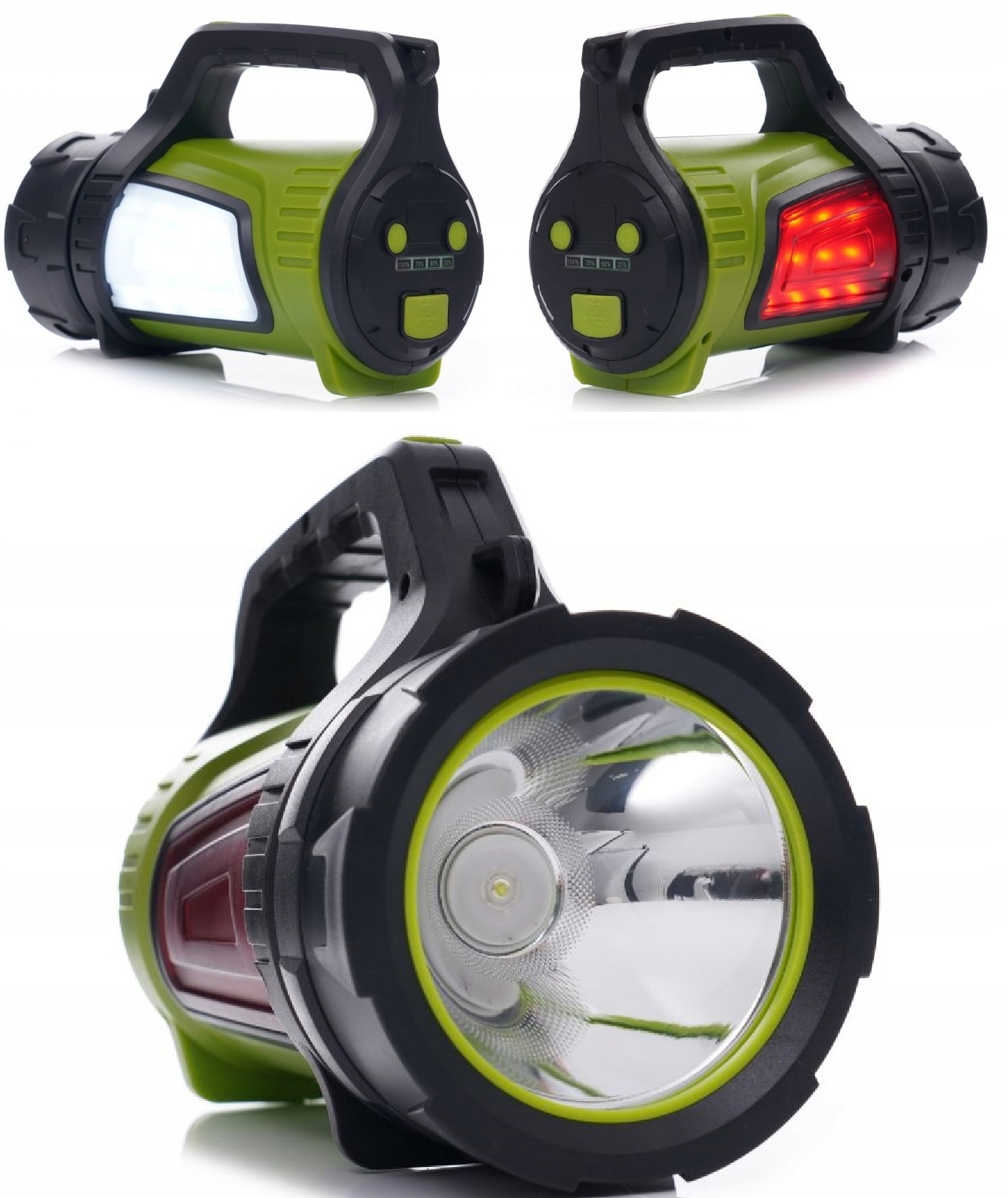 МОЩНЫЙ ПЕРЕЗАРЯЖАЕМЫЙ СВЕТОДИОДНЫЙ ПРОЖЕКТОР POWERBANK